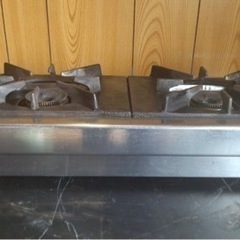 【動確済み】業務用 大阪ガス 卓上 二口コンロ 都市ガス 卓上コンロ 幅540×奥270×高さ120(mm) キッチンカー 厨房機材 厨房機器 大阪発