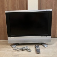 【０円無料】シャープ　26型液晶テレビ