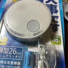 Panasonic 音声タイプ火事です。