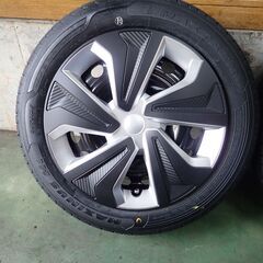 ★軽乗用車用14インチ新品タイヤ＆中古スチールホイール4本セット！新品ホイールカバー付き