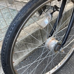 待ち　mother  and childママチャリ