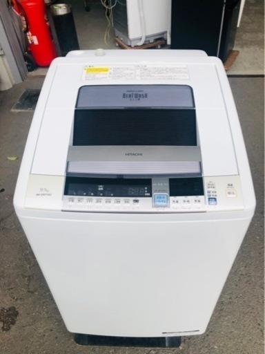 福岡市内設置配送無料日立 9.0kg 洗濯機 乾燥機 ビートウォッシュ BW-D90TVE2