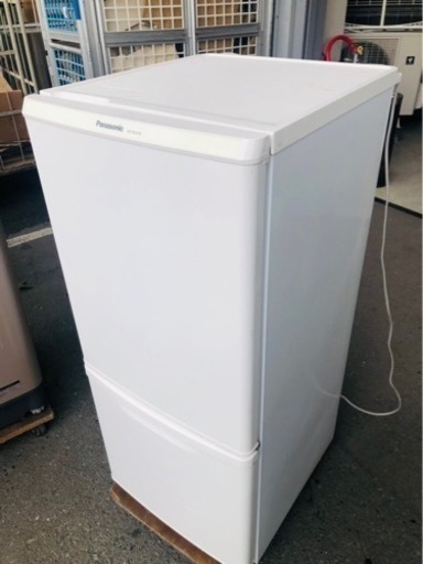 福岡市内設置配送無料Panasonic 138L 2ドア冷蔵庫 NR-TB147W-HG ハーブグリーン 右開き