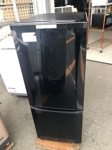 福岡市内設置配送無料三菱電機 MITSUBISHI ELECTRIC MR-P15W-B [冷蔵庫 (146L・右開） 2ドア サファイアブラック]