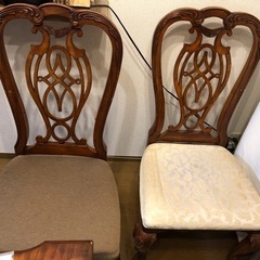 ダイニングテーブルとチェア6脚セット 伸長式エクステンションテーブル