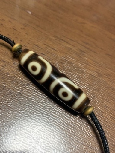 本物　ジービーズ Dzi Beads チベット天珠（てんじゅ) 三眼天珠