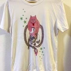 【無料、中古】服　LサイズTシャツ　4枚