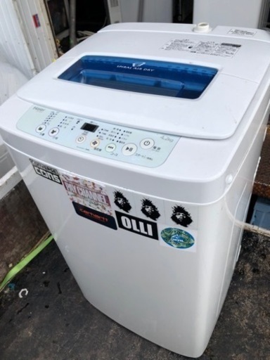 福岡市内設置配送無料ハイアール 4.2kg 全自動洗濯機 ホワイトHaier JW-K42H(W)