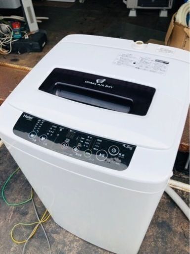 (購入者決めました)「配送・設置可能」 ハイアール Haier JW-K42H-K [全自動洗濯機（4.2kg） ブラック]