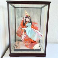 人形の久月　日本人形　道成寺　ガラスケース入り　ひな祭り