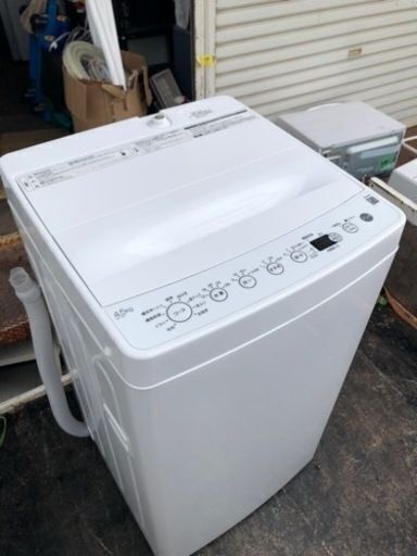 (購入者決めました)福岡市内配送込み　2022年　全自動洗濯機 ホワイト BW-45A-W [洗濯4.5kg /乾燥機能無 /上開き]