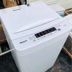 福岡市内配送無料　2021年　ハイセンス 全自動 洗濯機 5.5...
