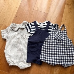 zara、ユニクロ、韓国子供服 サイズ70,80 3枚セット