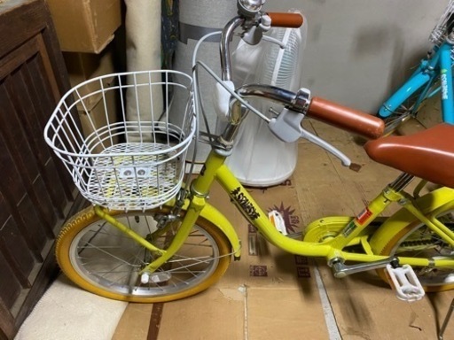 子供用18インチ自転車(イエロー)