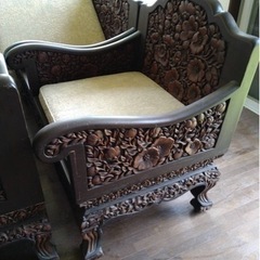 アジアン家具　応接セット(8点)