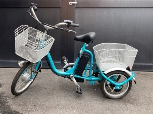 値下げ売り切り　電動アシスト３輪自転車　美品