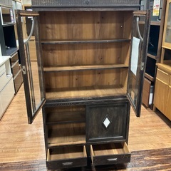 C1*656[ご来店頂ける方限定]食器棚(古家具)