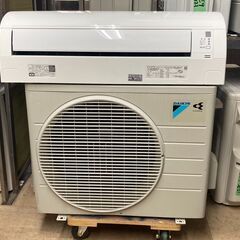 K04372　ダイキン　中古エアコン　主に6畳用　冷房能力　2.2KW ／ 暖房能力　2.2KW-美品✨ブルーレーベルクレストブリッジワンピースチェックグリーン38 長袖