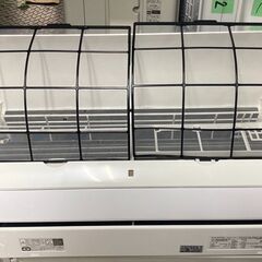 K04372　ダイキン　中古エアコン　主に6畳用　冷房能力　2.2KW ／ 暖房能力　2.2KW-美品✨ブルーレーベルクレストブリッジワンピースチェックグリーン38 長袖