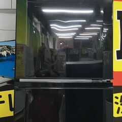 中古品】三菱 冷蔵庫 MR-P15D-B 146L 2018年製▽正面に汚れあり