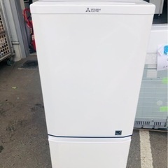 北九州市内配送無料　保証付き　冷蔵庫2ドア　三菱　146L　MR-P15EY-KB 北九州市内配送無料 保証付き 冷蔵庫2ドア 三菱 146L MR-P15EY-KB