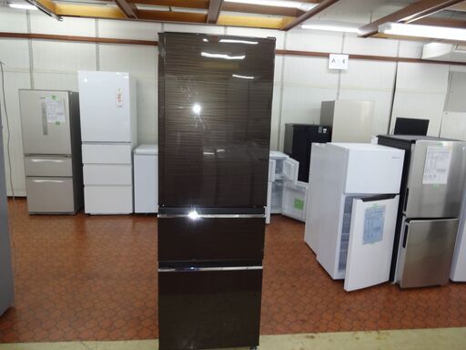 ID 142381 冷蔵庫３ドア　365L　三菱　２０２０年製　MR-CX37E-BR