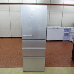 ID 142329 冷蔵庫4ドア 355L へこみ有 アクア 2021年製 AQR-36K(S)
