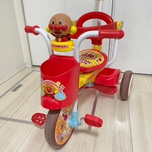 アンパンマン　三輪車　折りたたみ三輪車 オールインワンUP 川崎でお取引です。