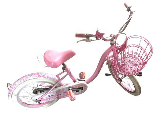 メゾピアノ ピンク 自転車 16インチ 子供用自転車 ハート 女の子 中古品