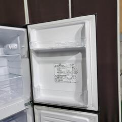 3809‼️お届け&設置は全て0円🙌‼️最新2021年製✨ブラックインテリア✨ニトリ 106L 2ドア 冷蔵庫