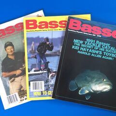 別冊釣り人 Basser No.9,11,14,15 1988年～1989年 別冊釣り人 Basser No.9,11,14,15 1988年～1989年