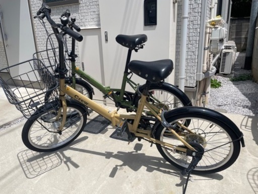 折りたたみ自転車2台