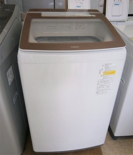 【引取限定】AQUA 洗濯機 11kg 2019年製 中古品 AQW-GTW110H アクア【ハンズクラフト八幡西店】