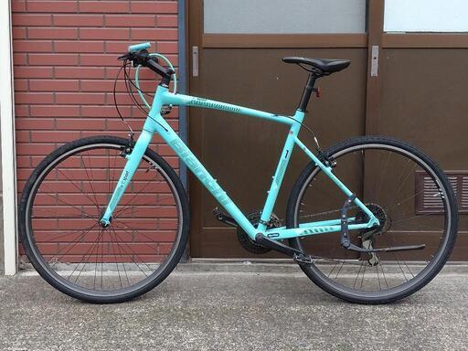 Bianchi ビアンキ Csport 1 アルミクロスバイク 54cm チェレステカラー 3×8S チェーン新品交換済み美品