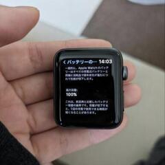 最終値下げ【7月中限定】AppleWatch series3 42mm グレー NIKE