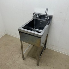 1槽シンク ステンレス 業務用 流し台　ハンドシャワー付き 業務用 1槽水切りステンレスシンク 奥行750mmサイズ 一覧 ワンコライフ