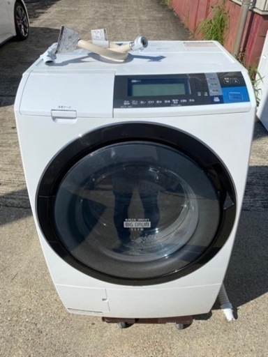 HITACHI ドラム式洗濯乾燥機 10.0kg BD-S8600L 2014年製●E064M1007