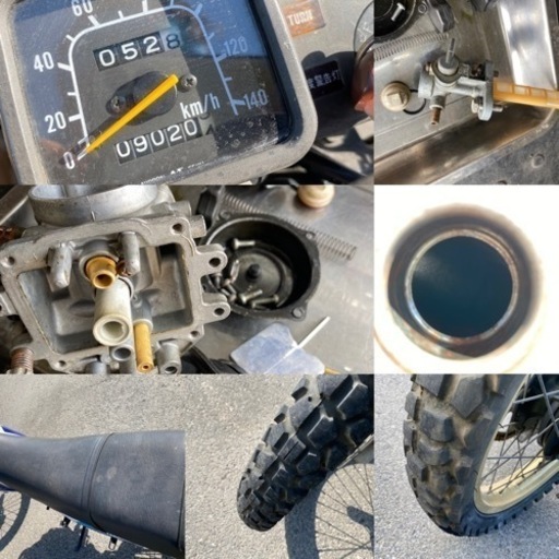 ☆SX200Rオフロードバイク☆キャブレーターオーバーホール済み^_^バッテリー・プラグなど新品交換！イロイロ整備して快調です☆ ☆SX200Rオフロードバイク☆キャブレーターオーバーホール済み^_