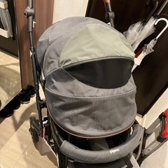 ポグネーの抱っこ紐付けます！ノートアールベビーカー