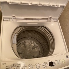 洗濯機 4.5キロ 2022年型(お値引き要相談)