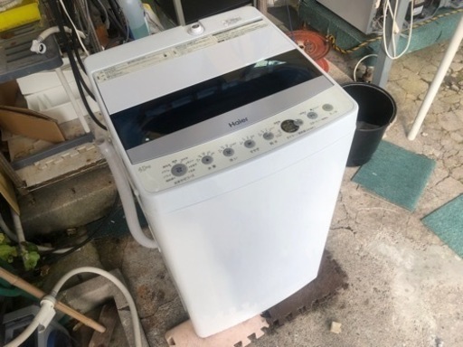 【リサイクルサービス八光】2021年製　ハイアール　全自動洗濯機 4.5kg　JW-C45D W