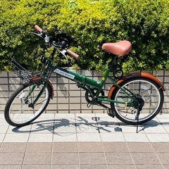 人気 20インチ 折りたたみ 自転車 ACE BUDDYシマノ ...