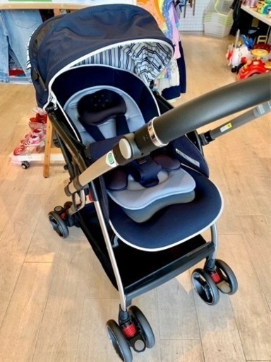 ■店頭引取限定■美品☆アップリカ　ベビーカー　オプティアクッション♪定価70000円