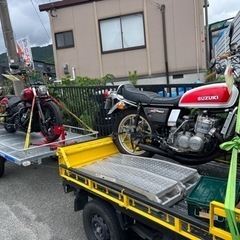 バイクロードサービス　輸送　陸送　バイク以外でも軽トラに乗るものならOK 九州の画像