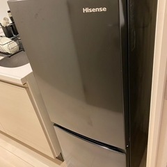 【ネット決済・配送可】HISENSE 冷蔵冷凍庫