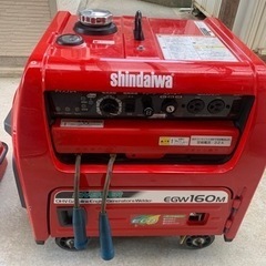 防音型エンジン発電機兼溶接機 160A shindaiwa やまびこ