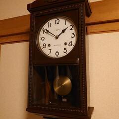 【動作品】精工舎　8日巻　機械式柱時計　ボンボン時計　振り子時計