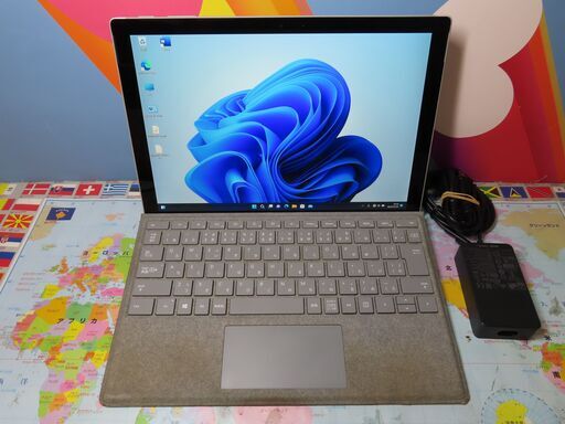 JC04193 マイクロソフト Surface Pro5 キーボード Windows11 良品 office