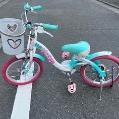 16インチ　子供自転車　女の子