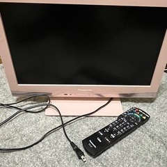 パナソニック　Panasonic ベイビーピンク色テレビ　TH-...